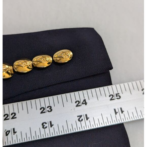 Austin Reed Wmns Blazer Sz 14 90's Vtge Dark Navy See photos condition notblack - Picture 10 of 12